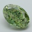 6.29 Ct. Fancy Vivid Green Oval Lab Grown Diamond