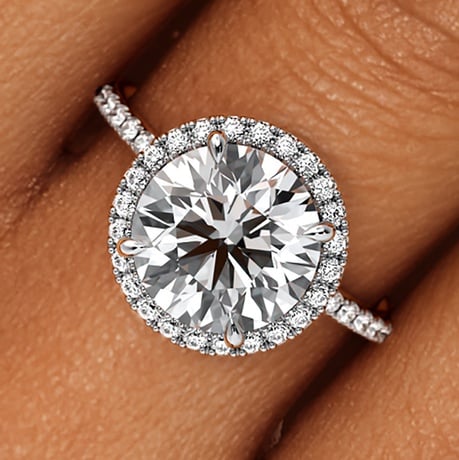 Waverly Halo Engagement Ring