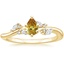 18K Yellow Gold Arden Diamond Ring (1/6 ct. tw.), smalltop view