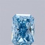 0.62 Ct. Fancy Vivid Blue Radiant Lab Grown Diamond