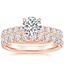 14K Rose Gold Luxe Anthology Diamond Bridal Set
