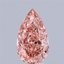 2.06 Ct. Fancy Vivid Pink Pear Lab Grown Diamond