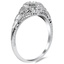 The Vilma Ring, smalltop view on a hand