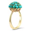 The Kadida Ring, smalltop view on a hand