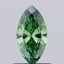 0.63 Ct. Fancy Vivid Green Marquise Lab Grown Diamond