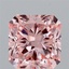 3.08 Ct. Fancy Intense Pink Radiant Lab Grown Diamond