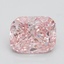 2.05 Ct. Fancy Vivid Pink Cushion Lab Grown Diamond