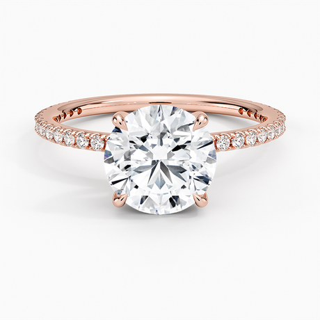 14K Rose Gold Perfect Fit Three-Quarter Diamond Ring (1/4 ct. tw.)