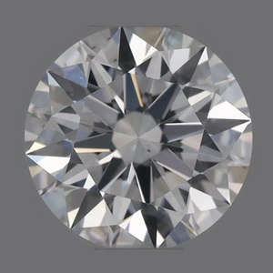 Round diamond — real photo