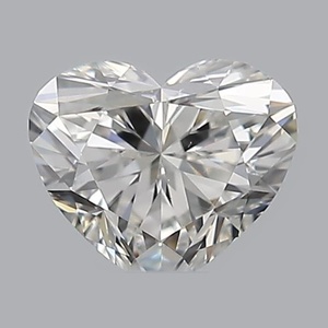 Heart diamond — real photo