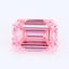 1.00 Ct. Fancy Vivid Pink Emerald Lab Grown Diamond