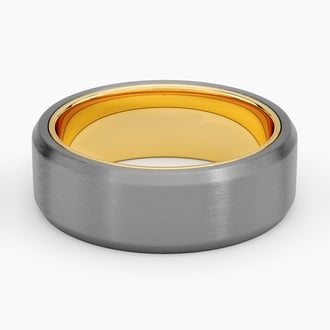 Endeavor 7.5mm Wedding Ring in 18K Yellow Gold