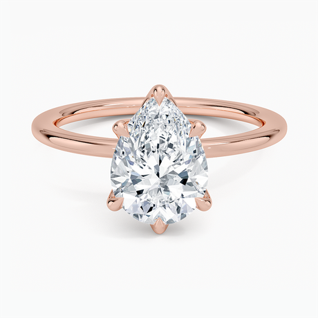 14K Rose Gold 1.5mm Petite Elodie Perfect Fit Solitaire Ring