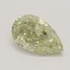 1.53 Ct. Fancy Light Brownish Greenish Yellow Pear Diamond