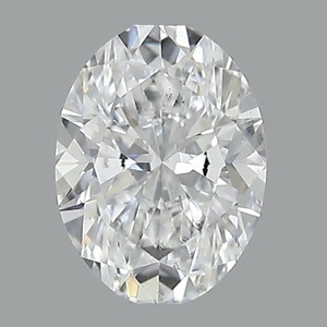 Oval diamond — real photo