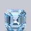 1.00 Ct. Fancy Vivid Blue Asscher Lab Grown Diamond