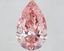 6.1 Ct. Fancy Vivid Pink Pear Lab Grown Diamond