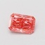 0.50 Ct. Fancy Vivid Pink Radiant Lab Grown Diamond