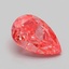 1.05 Ct. Fancy Vivid Pink Pear Lab Grown Diamond