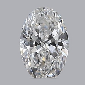 Oval diamond — real photo