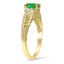 The Ryker Ring, smalltop view on a hand