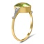 The Lime Ring, smalltop view on a hand