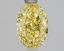 1.55 Ct. Fancy Intense  Yellow Oval Lab Grown Diamond