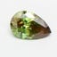 1.04 Ct. Fancy Vivid Green Pear Lab Grown Diamond