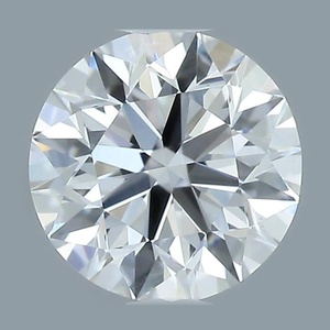 Round diamond — real photo