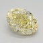 2.15 Ct. Fancy Yellow Oval Lab Grown Diamond