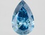 1.59 Ct. Fancy Vivid Blue Pear Lab Grown Diamond