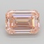 3.03 Ct. Fancy Intense  Pink Emerald Lab Grown Diamond