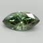 2.05 Ct. Fancy Vivid Green Marquise Lab Grown Diamond