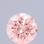 0.91 Ct. Fancy Intense Pink Round Lab Grown Diamond