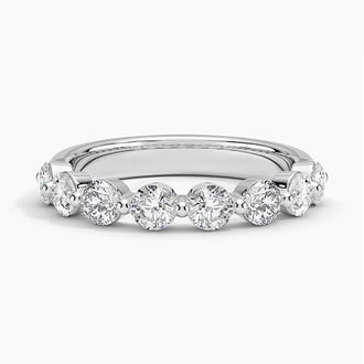 Bordeaux Shared Prong Diamond Ring (7/8 ct. tw.) in 18K White Gold