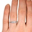 The Mickey Ring, smallzoomed in top view on a hand
