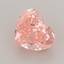 1.42 Ct. Fancy Vivid  Pink Heart Lab Grown Diamond