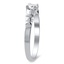 The Princeton Ring, smalltop view on a hand