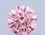 0.68 Ct. Fancy Vivid Pink Round Lab Grown Diamond