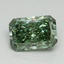 1.88 Ct. Fancy Vivid Pacific Green Radiant Lab Grown Diamond