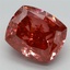 3.49 Ct. Fancy Vivid Pink Cushion Lab Grown Diamond