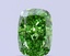 1.15 Ct. Fancy Vivid  Green Cushion Lab Grown Diamond