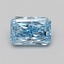 1.59 Ct. Fancy Vivid Blue Radiant Lab Grown Diamond