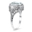 The Wanetta Ring, smalltop view on a hand