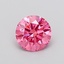 1.09 Ct. Fancy Vivid  Pink Round Lab Grown Diamond