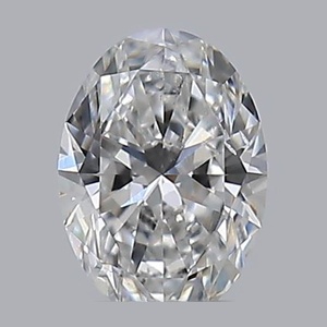 Oval diamond — real photo