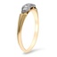 The Banks Ring, smalltop view on a hand