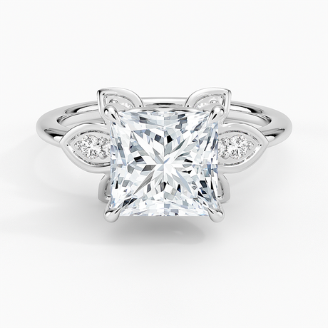 18K White Gold Luxe Fiore Diamond Ring