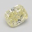 1.20 Ct. Fancy Light Yellow Cushion Diamond