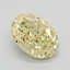 1.23 Ct. Fancy Intense Yellow Oval Lab Grown Diamond